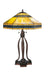 Meyda Tiffany - 31227 - Three Light Table Lamp - Cambridge - Rust