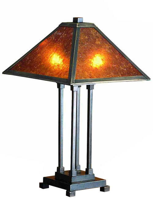Meyda Tiffany - 24217 - Two Light Table Lamp - Sutter - Antique Copper