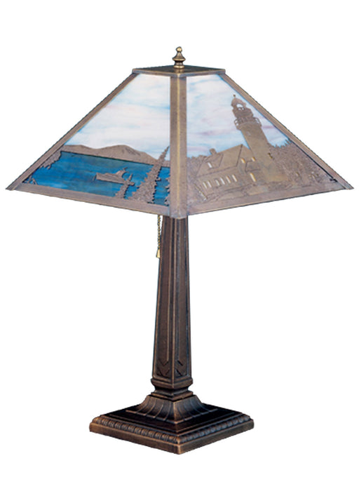 Meyda Tiffany - 26763 - Table Lamp - Lighthouse Bay - Timeless Bronze