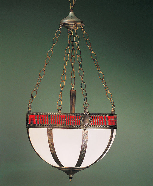 Meyda Tiffany - 26804 - Four Light Inverted Pendant - Gothic - Ca Red
