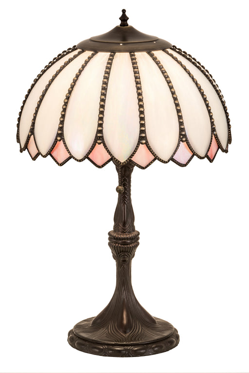 Meyda Tiffany - 31295 - One Light Table Lamp - Daisy - Antique