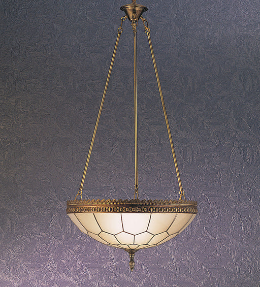 Meyda Tiffany - 26787 - Three Light Inverted Pendant - Vincent - Antique Copper