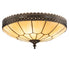 Meyda Tiffany - 26800 - Three Light Flushmount - Vincent - Beige Craftsman Brown Highlighted