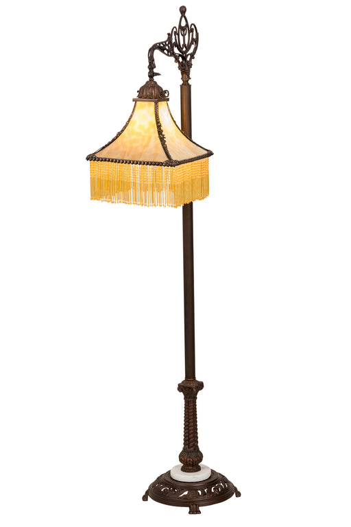 Meyda Tiffany - 31291 - One Light Bridge Arm Floor Lamp - Victoria - Mahogany Bronze