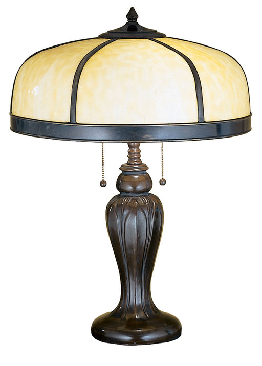 Meyda Tiffany - 31278 - Two Light Table Lamp - Arts & Crafts - Beige
