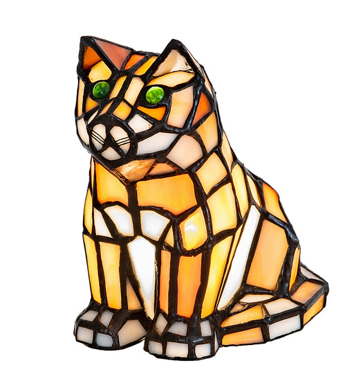 Meyda Tiffany - 11332 - One Light Accent Lamp - Cat - Orange Ca