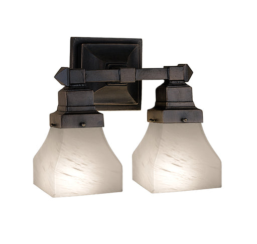 Meyda Tiffany - 27622 - Two Light Wall Sconce - Bungalow - French Bronzed