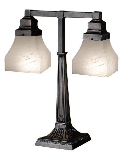 Meyda Tiffany - 27625 - Two Light Table Lamp - Bungalow - French Bronzed