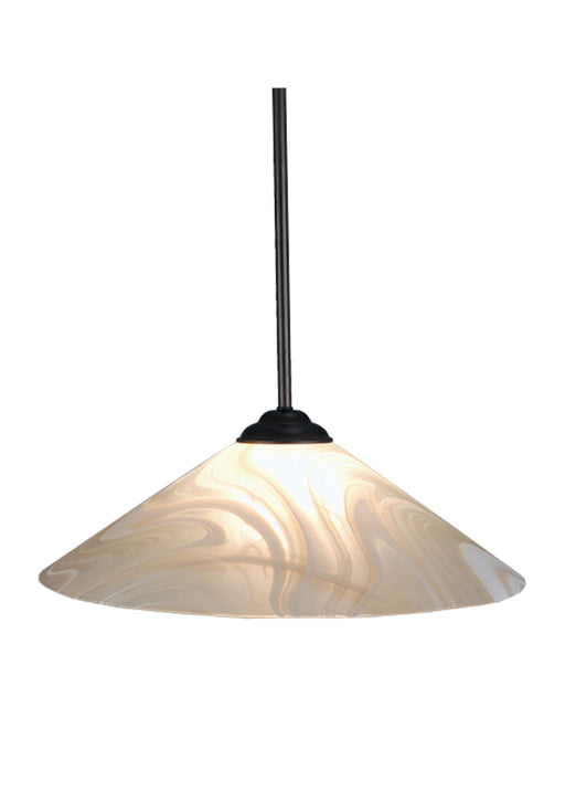 Meyda Tiffany - 70106 - Pendant - Blush Swirl - Craftsman Brown