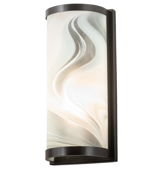 Meyda Tiffany - 68815 - One Light Wall Sconce - Cylinder - Craftsman Brown