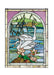 Meyda Tiffany - 23868 - Window - Swans - Antique Copper