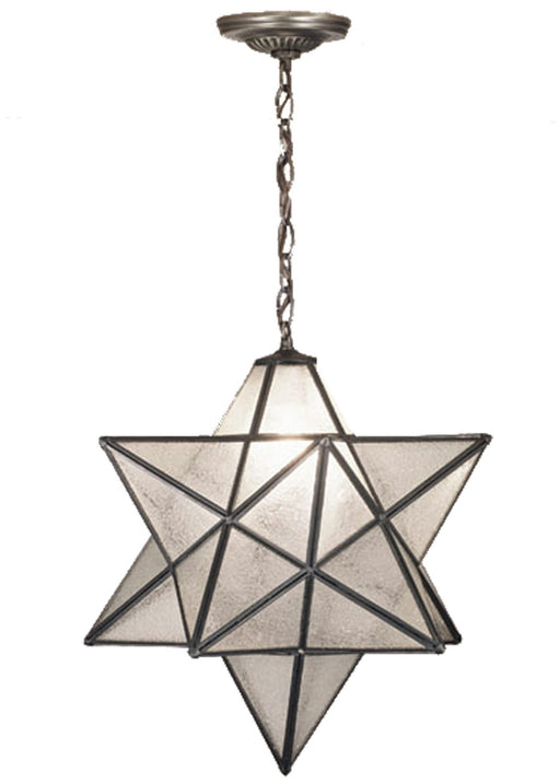 Meyda Tiffany - 21211 - One Light Pendant - Moravian Star - Zasdy