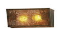 Meyda Tiffany - 51690 - Two Light Wall Sconce - Winter Pine - Amber Mica Vintage