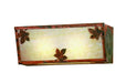 Meyda Tiffany - 51692 - Two Light Wall Sconce - Maple Leaf - Beige Vintage