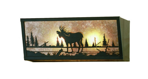 Meyda Tiffany - 51689 - Two Light Wall Sconce - Moose Creek - Silver Mica Craftsman