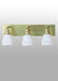 Meyda Tiffany - 56563 - Three Light Wall Sconce - Revival Oyster Bay - Natural