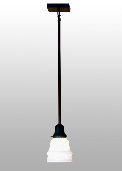 Meyda Tiffany - 56661 - One Light Mini Pendant - Revival Oyster Bay - Craftsman Brown