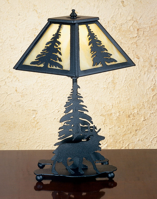 Meyda Tiffany - 27105 - Table Lamp - Lone Elk - Verdigris