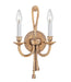 Crystorama - 650-OB - Two Light Wall Mount - Cast Brass Wall Mount - Olde Brass