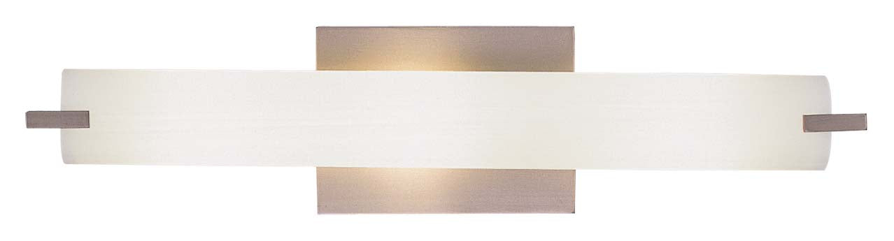 George Kovacs P5044-084 Three Light Wall Lamp Tube Brushed Nickel —  Lighting Design Store