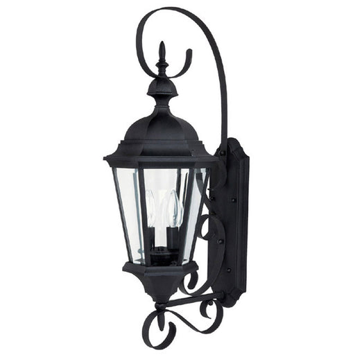 Capital Lighting - 9722BK - Two Light Outdoor Wall Lantern - Carriage House - Black