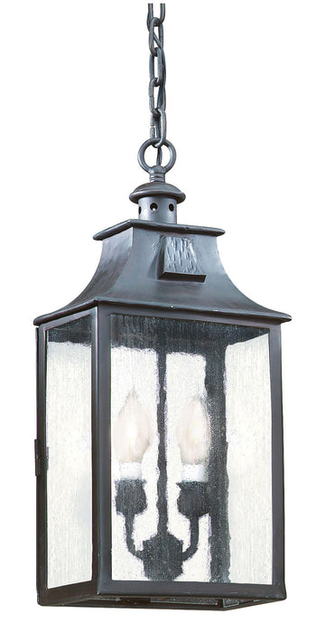 Troy Lighting - F9004-SFB - Two Light Hanging Lantern - Newton - Old Bronze