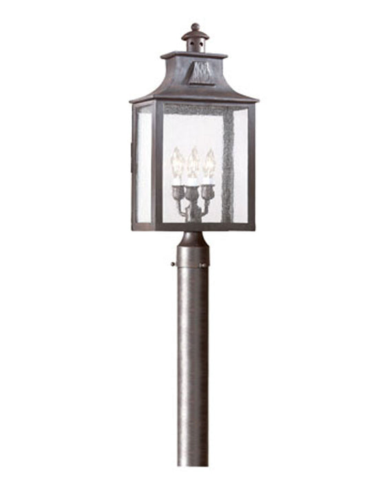 Troy Lighting - P9006-SFB - Three Light Post Lantern - Newton - Old Bronze