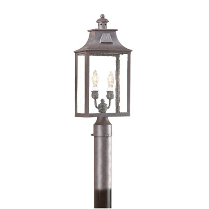 Troy Lighting - PCD9003OBZ - Two Light Post Lantern - Newton - Old Bronze