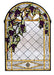 Meyda Tiffany - 66048 - Window - Grape Diamond Trellis - Antique Copper