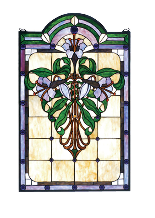 Meyda Tiffany - 67136 - Window - Nouveau Lily - Antique Copper,Burnished