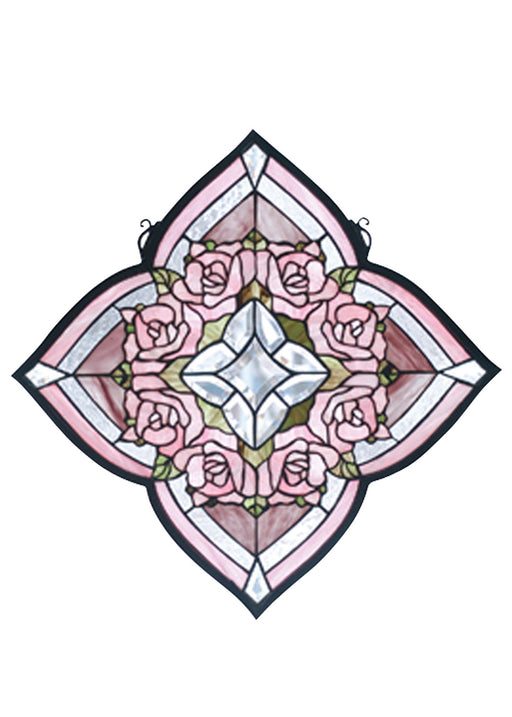 Meyda Tiffany - 72642 - Window - Ring Of Roses - Pink Ca Clear