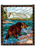 Meyda Tiffany - 72934 - Window - Grizzly Bear - Aq Xag Lt Blue