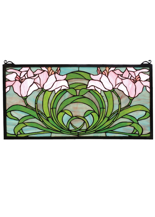 Meyda Tiffany - 79950 - Window - Calla Lily - Naw Pink Green