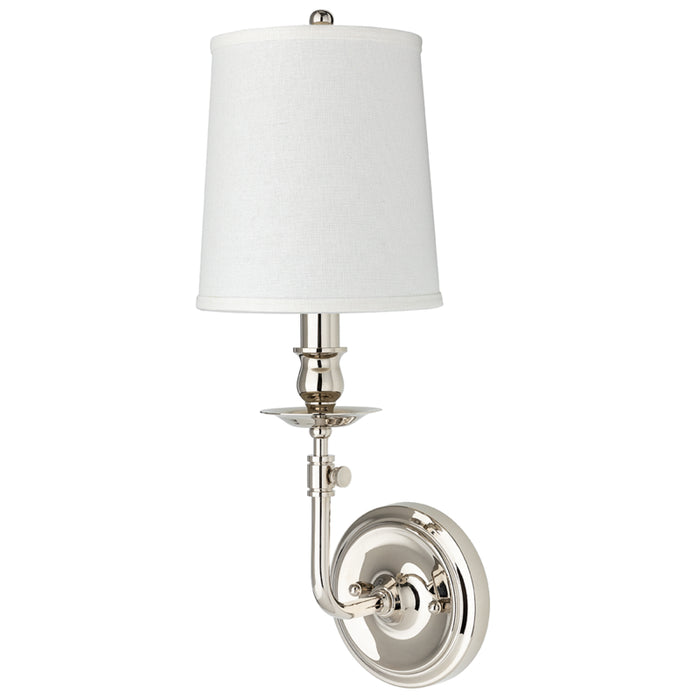 Hudson Valley - 171-PN - One Light Wall Sconce - Logan - Polished Nickel