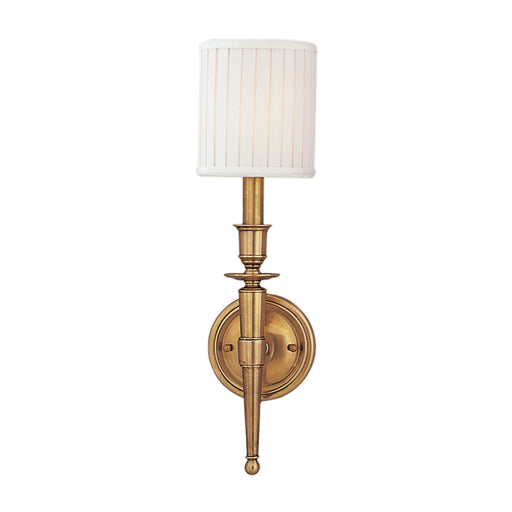Hudson Valley - 4901-AGB - One Light Wall Sconce - Abington - Aged Brass