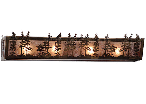 Meyda Tiffany - 82132 - Four Light Vanity - Tall Pines - Antique Copper