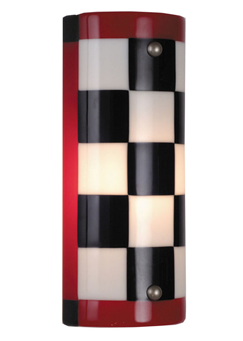 Meyda Tiffany - 82537 - One Light Wall Sconce - Metro Fusion - Nickel