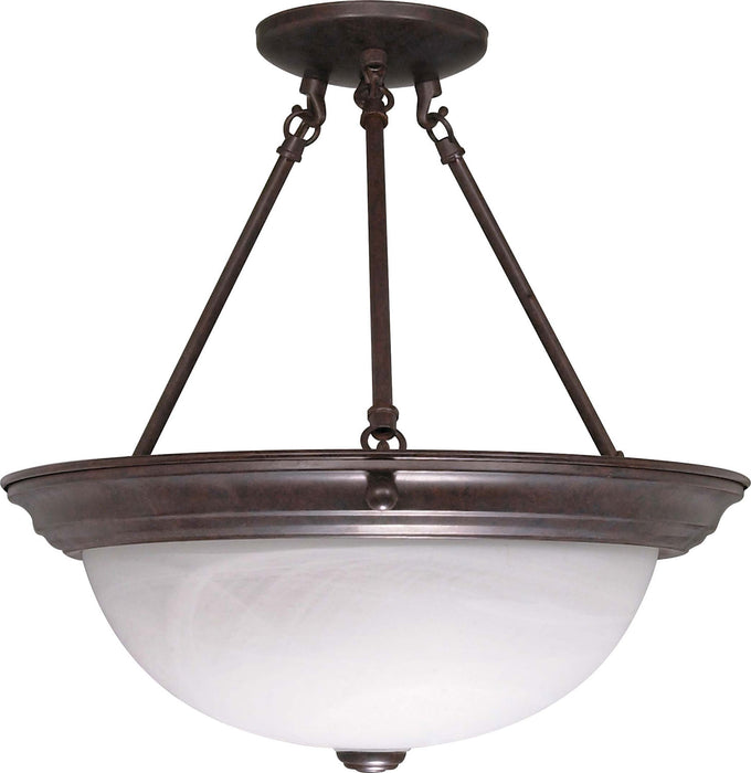 Nuvo Lighting - 60-210 - Three Light Semi Flush Mount - Old Bronze