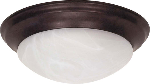 Nuvo Lighting - 60-281 - Two Light Flush Mount - Twist and Lock Old Bronze - Old Bronze