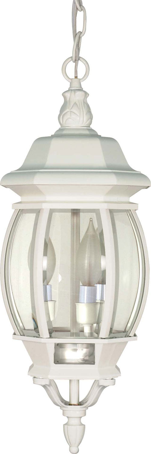 Nuvo Lighting - 60-894 - Three Light Hangng Lantern - Central Park - White