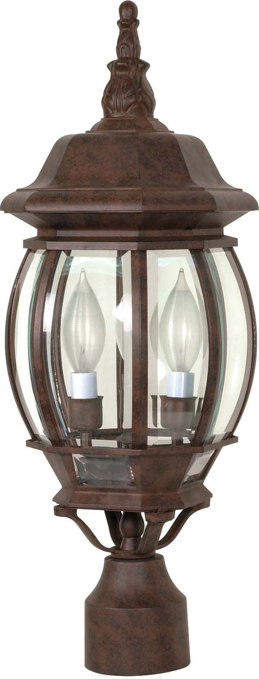 Nuvo Lighting - 60-898 - Three Light Post Lantern - Central Park - Old Bronze