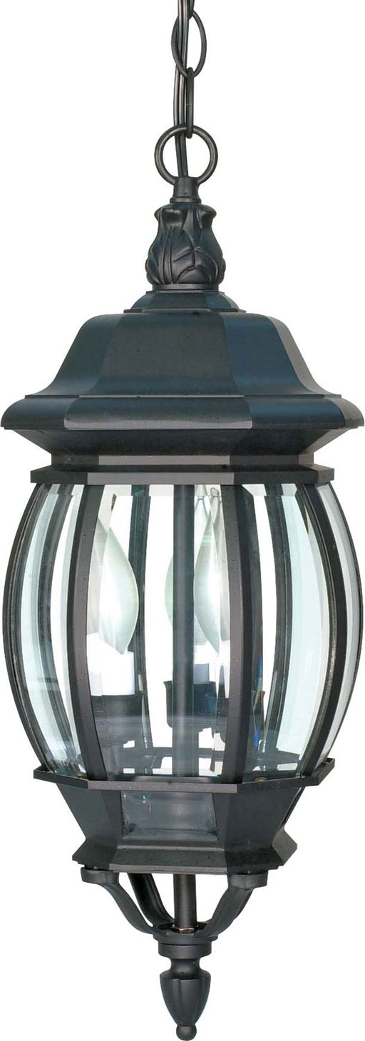 Nuvo Lighting - 60-896 - Three Light Hangng Lantern - Central Park - Textured Black