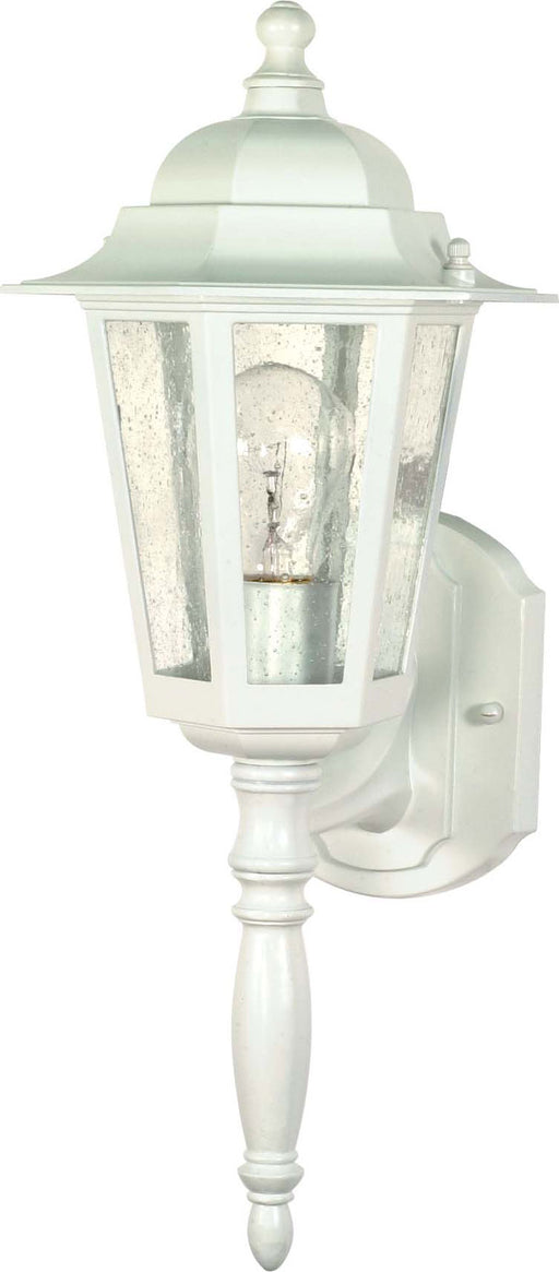 Nuvo Lighting - 60-985 - One Light Wall Lantern - Cornerstone - White
