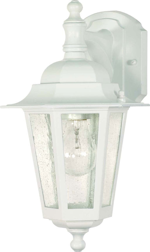 Nuvo Lighting - 60-988 - One Light Outdoor Lantern - Cornerstone - White