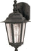 Nuvo Lighting - 60-990 - One Light Outdoor Lantern - Cornerstone - Textured Black