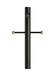 Generation Lighting - 8114-12 - Post with Ladder Rest and Photo Cell - Outdoor Posts - Black