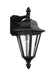 Generation Lighting - 8825-12 - One Light Outdoor Wall Lantern - Brentwood - Black