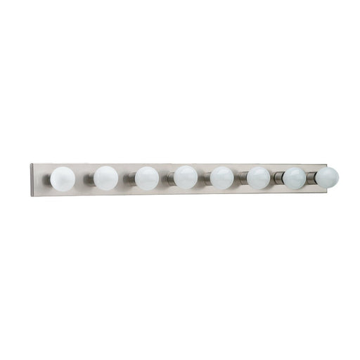 Generation Lighting - 4740-98 - Eight Light Wall / Bath - Center Stage - Brushed Stainless
