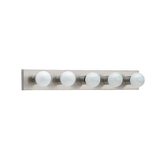 Generation Lighting - 4735-98 - Five Light Wall / Bath - Center Stage - Brushed Stainless