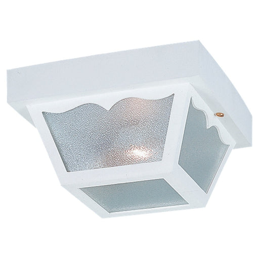 Generation Lighting - 7567-15 - One Light Outdoor Flush Mount - Outdoor Ceiling - White